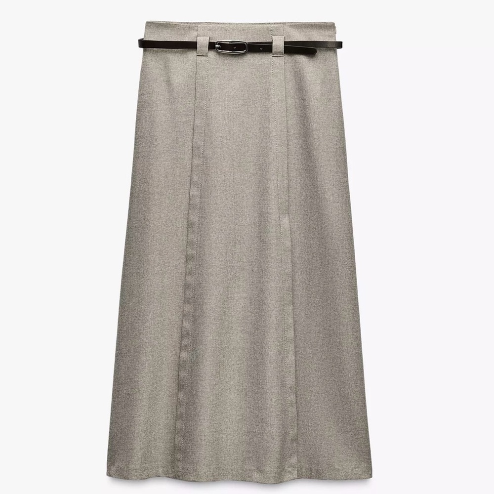 💫 Zara Maxi Skirt with Belt - NEW 💫 - Picture 13 of 14